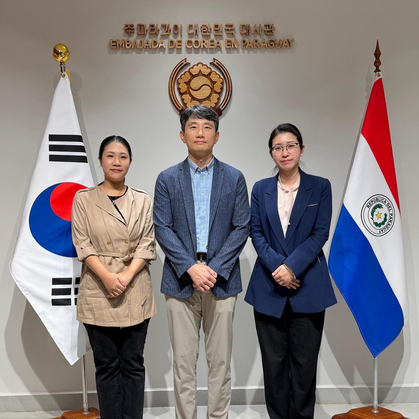 Reunión en la Embajada de Corea en Paraguay